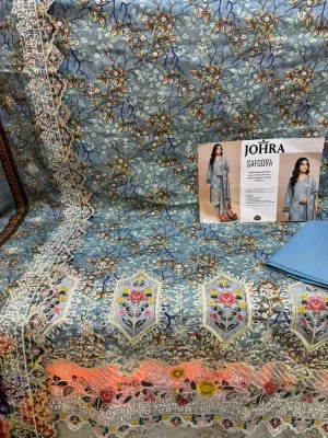 Swizz Lawn Embroidered 3-Piece